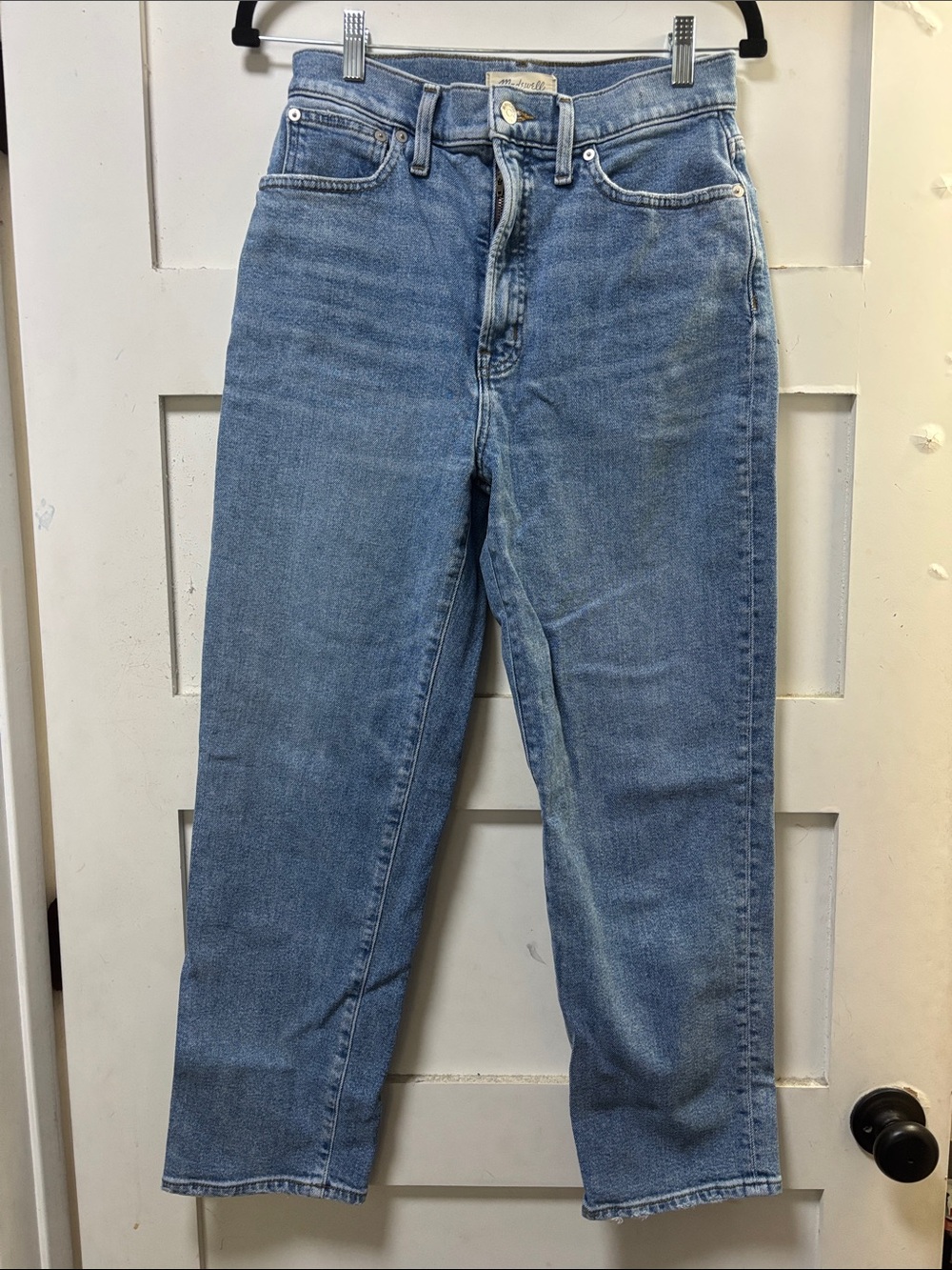 Madewell Men's Light Blue Straight Jeans